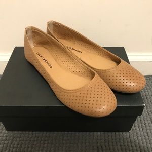 Lucky Brand Tan Everlee Ballet Flat